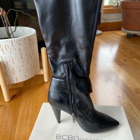 BCBG Black High Heel Boots ❤️ - Picture 5 of 6